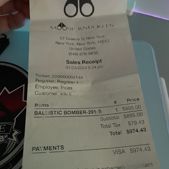 Moose Knuckle Ballistic Jacket Black - Picture 5 of 7